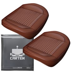 CARTEM Gamtan 汽車坐墊套 CT212 前座, 2個, 棕色