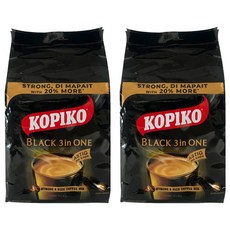 KOPIKO BLACK三合一即溶咖啡粉, 30g, 10包, 2袋