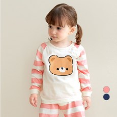 unifriend 兒童小熊單面九分上下套裝