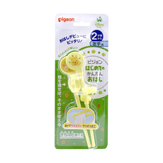 pigeon 貝親 寶寶練習筷左手, 維尼+皮杰 黃色, 1雙