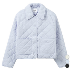 스파오 여성용 카라 경량 퀼팅 자켓
