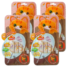 Catfeet 哈娜最愛好吃肉泥, 雞肉 + 蔓越莓, 60g, 4袋