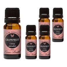 러브바스 아로마 에센셜오일 그레이프후르츠, 10ml, 5개