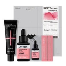 메디힐 콜라겐 탄력 볼륨 세럼 40ml + 크림 50ml + 세럼 10ml x 3p 세트, 1세트
