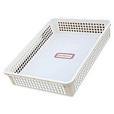 [다이소] 컬러라이프 A4바스켓(913119685), 화이트, 1개