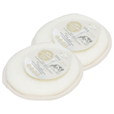 KEYTOSS 詰朵斯 沐浴海綿, 白色, 1個, 2個