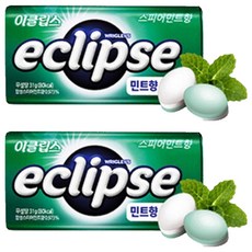 이클립스 스피아민트향 캔디, 34g, 2개