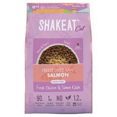 쉨잇 전연령 캣 동결건조 프레시 치킨&살몬 키블 건식사료 24p, 닭+닭간, 1.2kg, 1개