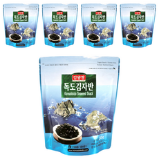 킹왕짱독도김 김자반, 50g, 5개
