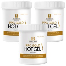 시크릿덤 바디 PPC 골드 핫 젤, 500g, 3개
