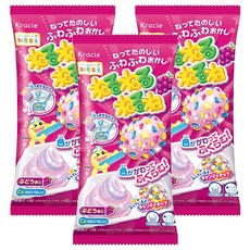 Nerunerunerune 葡萄口味棉棉糖, 3包, 23.5g