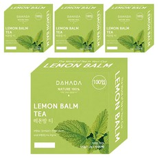 다하다 레몬밤 티백, 1.2g, 100개입, 4개