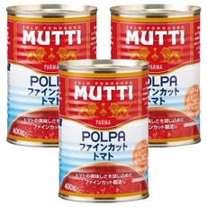 MUTTI 慕堤 切塊番茄醬, 3個, 400g