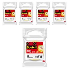 Scotch 550多用途膠帶補充包 5個, 單一顏色, 5捲