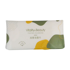 Vitality&Beauty 加厚潔面巾 80抽 採用纖細棉花原料, 白色, 1包