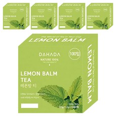 다하다 레몬밤 티백, 1.2g, 100개입, 5개