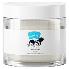 WAF LAB 孩童清潔爽膚棉片 60入, 1罐, 130ml