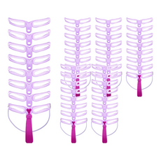 手持立體畫眉輔助器 8件組, 單色, 6個