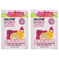 Naeiae 幼兒米圈圈, 紫薯, 40g, 2包