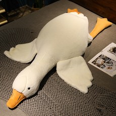 다다랜드 애착 바디필로우 거위 인형, 화이트