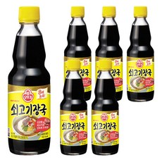 오뚜기 쇠고기장국, 6개, 360ml