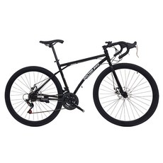 닥터바이크 ROAD S-27 하이브리드 스틸 디스크 브레이크 11kg, 블랙, 170cm, 1개