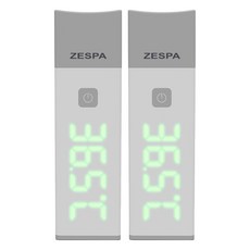 제스파 비접촉 겸용 2 in 1 체온계 ZPM200, 2개