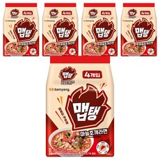 삼양식품 맵탱 마늘조개라면 멀티 110g, 20개