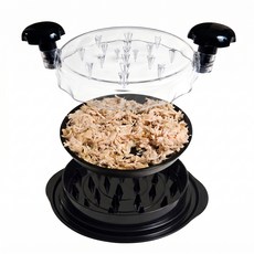 casa life 雞胸肉撕碎切片器, 黑色, 1個