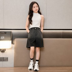 스타빈 여아용 그라데이션 데님 반바지
