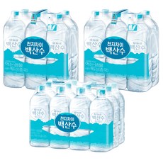 백산수 생수 무라벨 2L 24p + 1L 12p, 1세트
