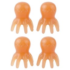 Hollypick 章魚造型按摩器, 4個, 棕色