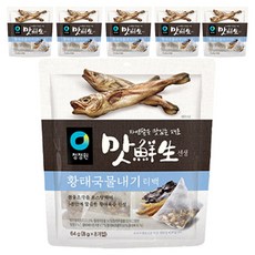 맛선생 황태 만능 육수 티백, 64g, 6개