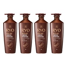 RYO 呂 紅蔘頭髮滋養弱酸性護髮素 白花香, 820ml, 4瓶