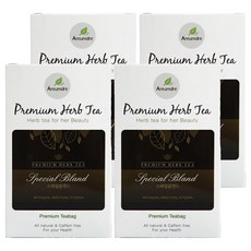 아름드레 프리미엄 화이트 스페셜블랜드 허브티, 1.1g, 20개입, 4개