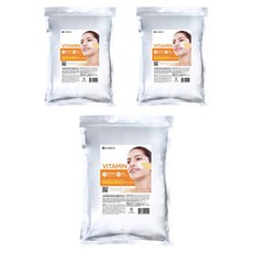 LINDSAY 頂級維他命軟膜粉 專家製作, 冰涼 硅藻土清潔毛孔, 1000入, 3包