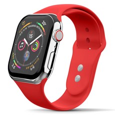 GOOSPERY Apple Watch矽膠錶帶, 紅色的