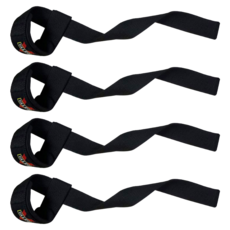 발레오 타이거 놓치지 않는 스트랩 헬스 데드리프트 좌우세트, 2세트, 블랙