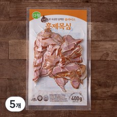 다향 슬라이스 돼지 훈제목심, 400g, 5개