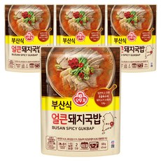 오뚜기 부산식 얼큰 돼지국밥, 4개, 500g