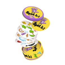 SPOT IT Dobble腦力反應卡 原版桌遊, 1個, 混色