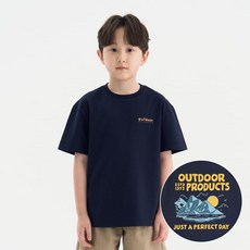 OUTDOOR PRODUCTS 兒童後背圖案短袖T恤 OD269ISS23