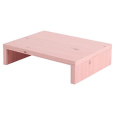 포메리트 1단듀얼 모니터받침대, 핑크