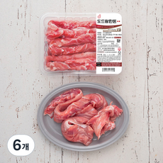 도드람한돈 1등급 등심꽃살 구이용 (냉장), 600g, 6개