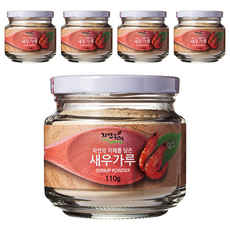 자연의지혜 새우가루, 110g, 5개