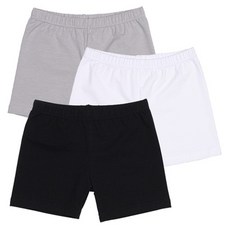 Kids Line 孩童棉質彈力3分安全褲 3入