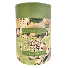 TAIWANG 台旺文創 520片 拼圖, 檢查視力的熊貓們 綠色, 1盒