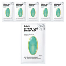 닥터자르트 더마스크 수딩 하이드라 솔루션 프로 시트 마스크 26g, 1개입, 6개