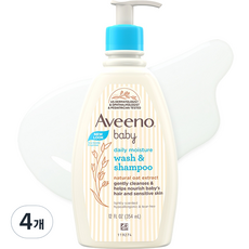 Aveeno 嬰兒日常保濕洗髮水, 532ml, 4個
