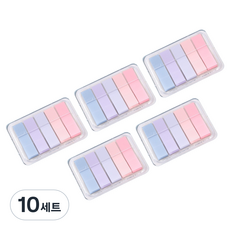 모아븐 파스텔 인덱스 메모지 라벨스티커 5종 x 20p 세트 파스텔2, 10세트